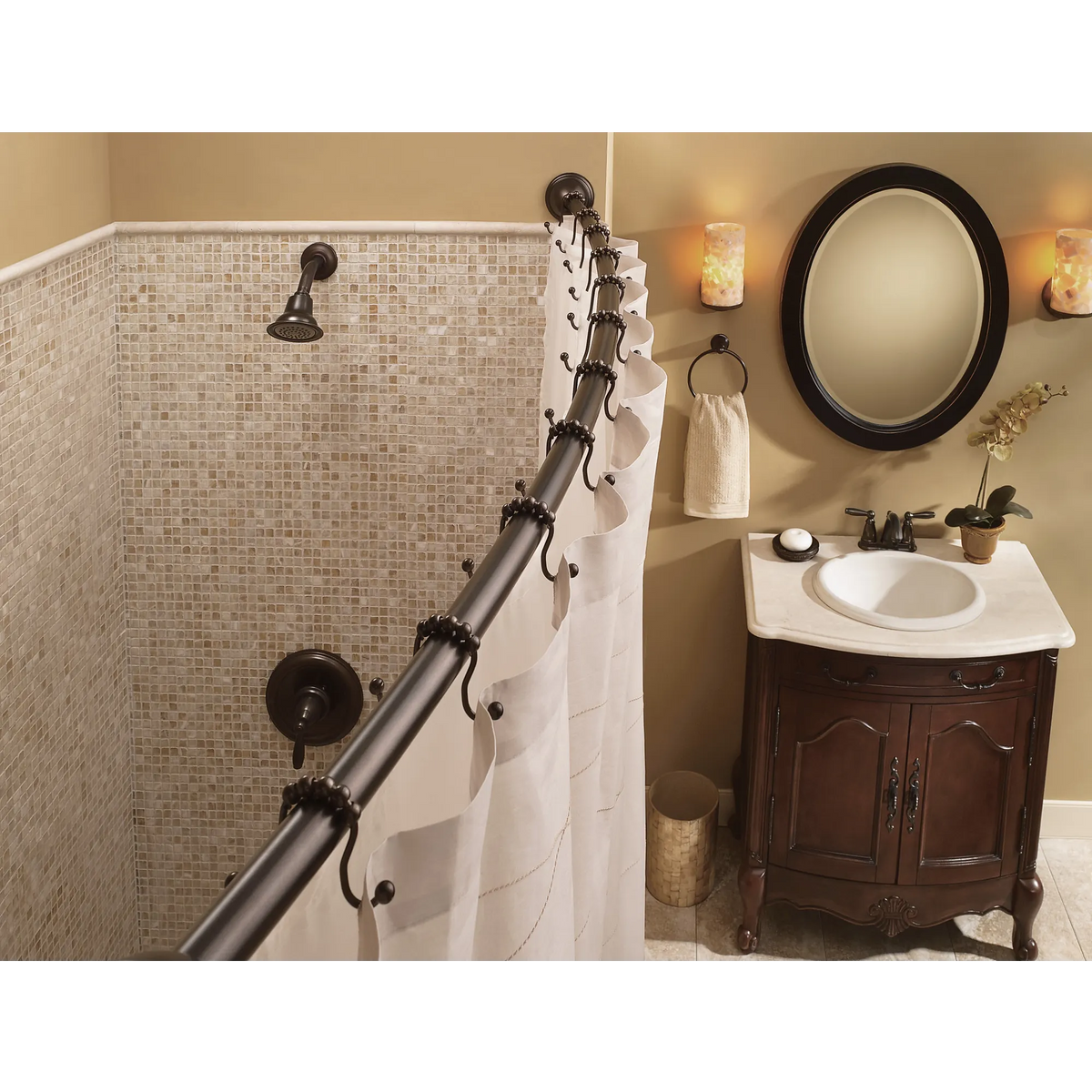 Moen Shower Curtain Rings SR2201 in Old World Bronze (SR2201OWB) - view 8