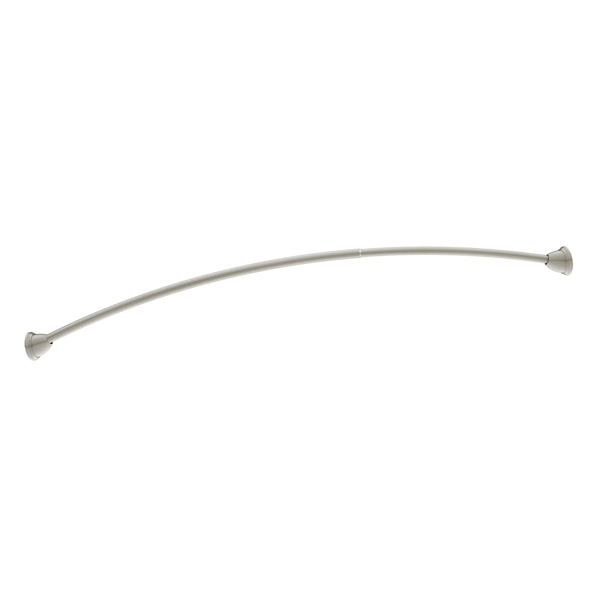 Moen Curved Shower Rod With Magnetix Tension/Permanent Mount MDN2170 in Brushed Nickel (MDN2170BN) - view 4