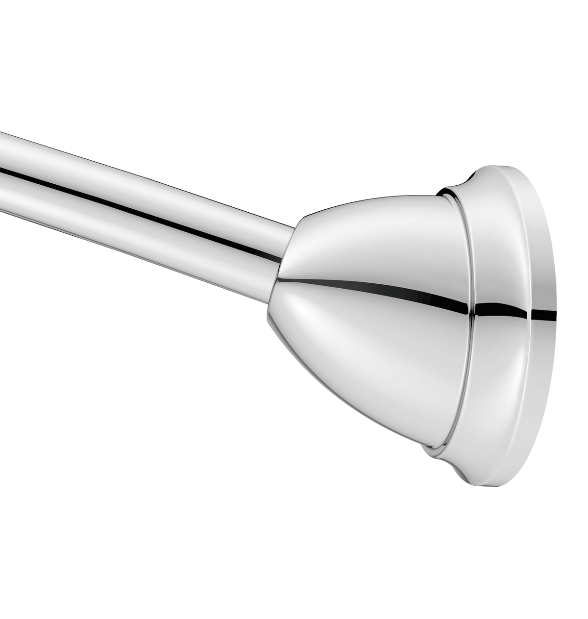 Moen Curved Shower Rod With Magnetix Tension/Permanent Mount MDN2170 in Chrome (MDN2170CH)