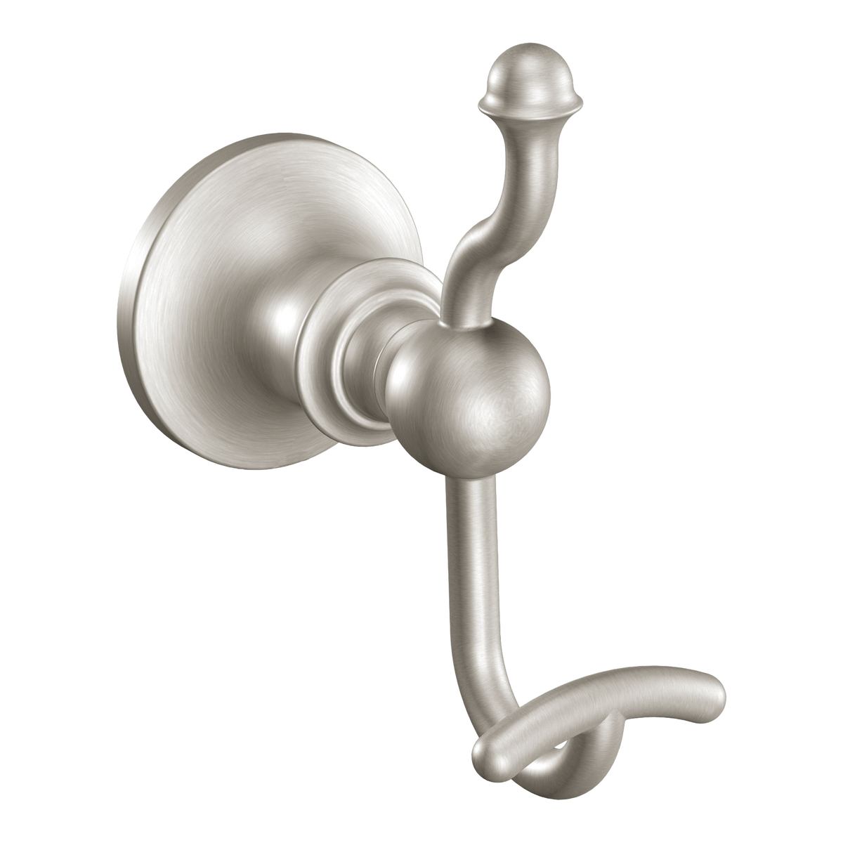 Moen Vale Double Robe Hook DN4403 in Brushed Nickel (DN4403BN)