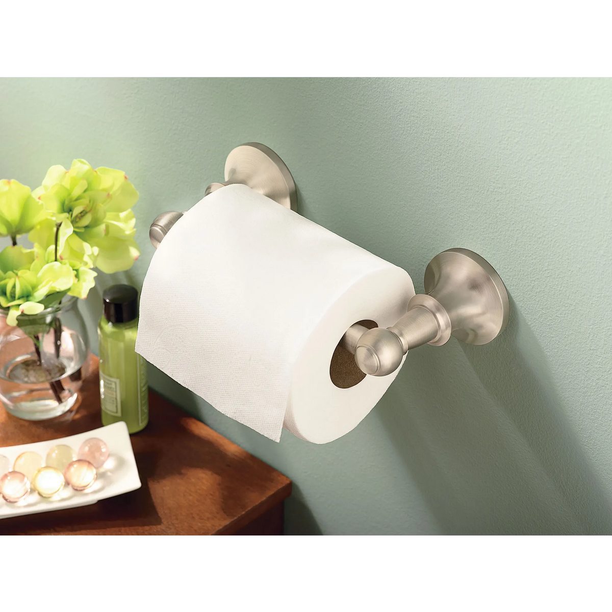 Moen Vale Pivoting Toilet Paper Holder DN4408 in Chrome (DN4408CH) - view 4