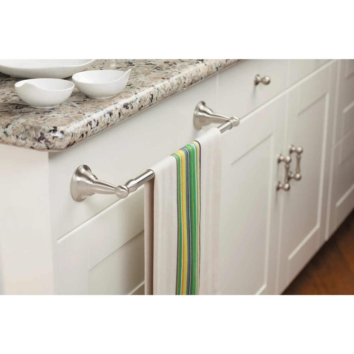 Moen Sage 24" Towel Bar DN6824 in Brushed Nickel (DN6824BN) - view 3