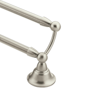 Moen Sage 24" Double Towel Bar DN6822 in Brushed Nickel (DN6822BN)