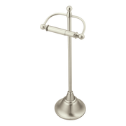 Moen Sage Freestanding Toilet Paper Holder DN6850 in Brushed Nickel (DN6850BN)