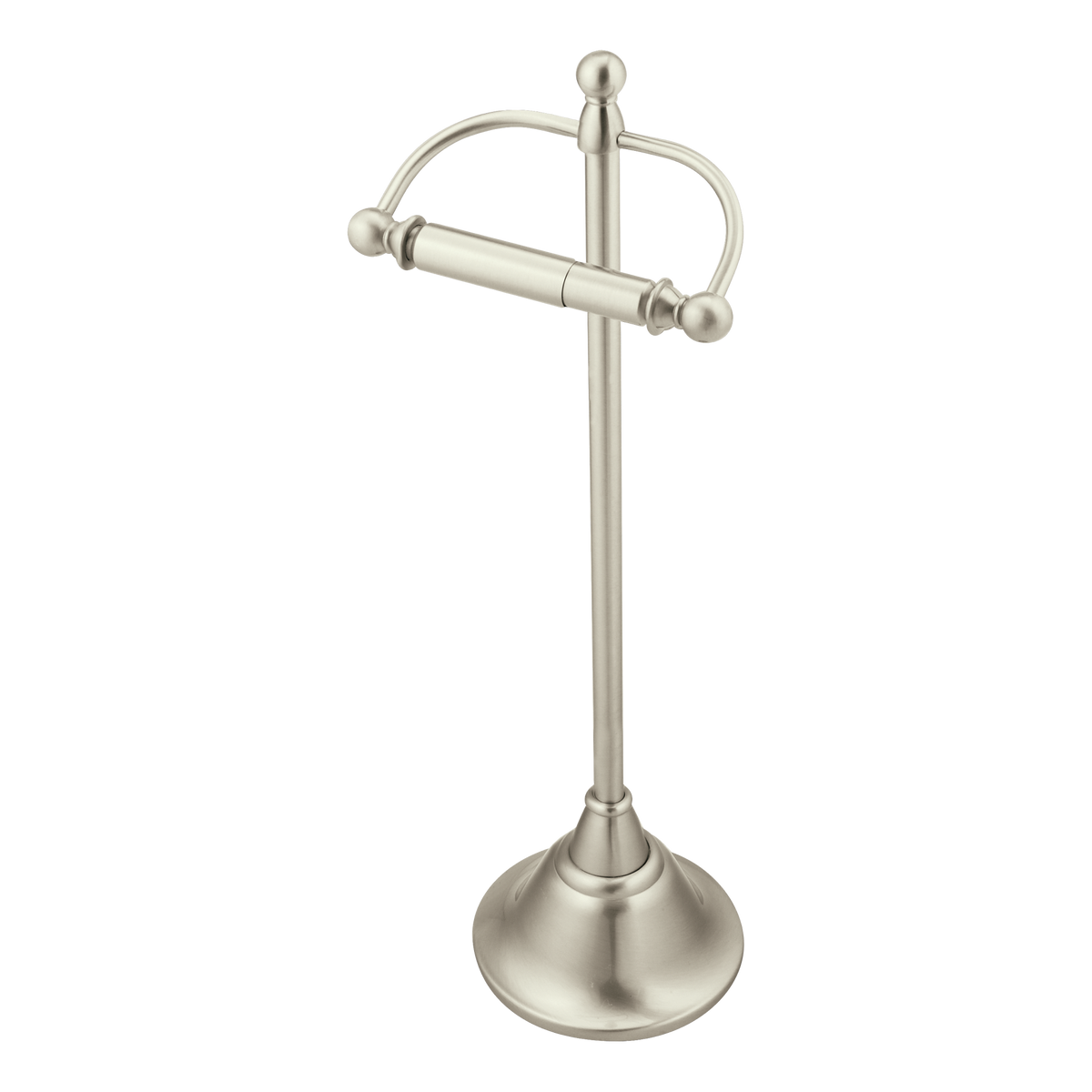 Moen Sage Freestanding Toilet Paper Holder DN6850 in Brushed Nickel (DN6850BN)