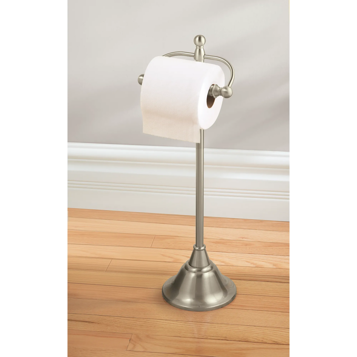 Moen Sage Freestanding Toilet Paper Holder DN6850 in Brushed Nickel (DN6850BN) - view 2