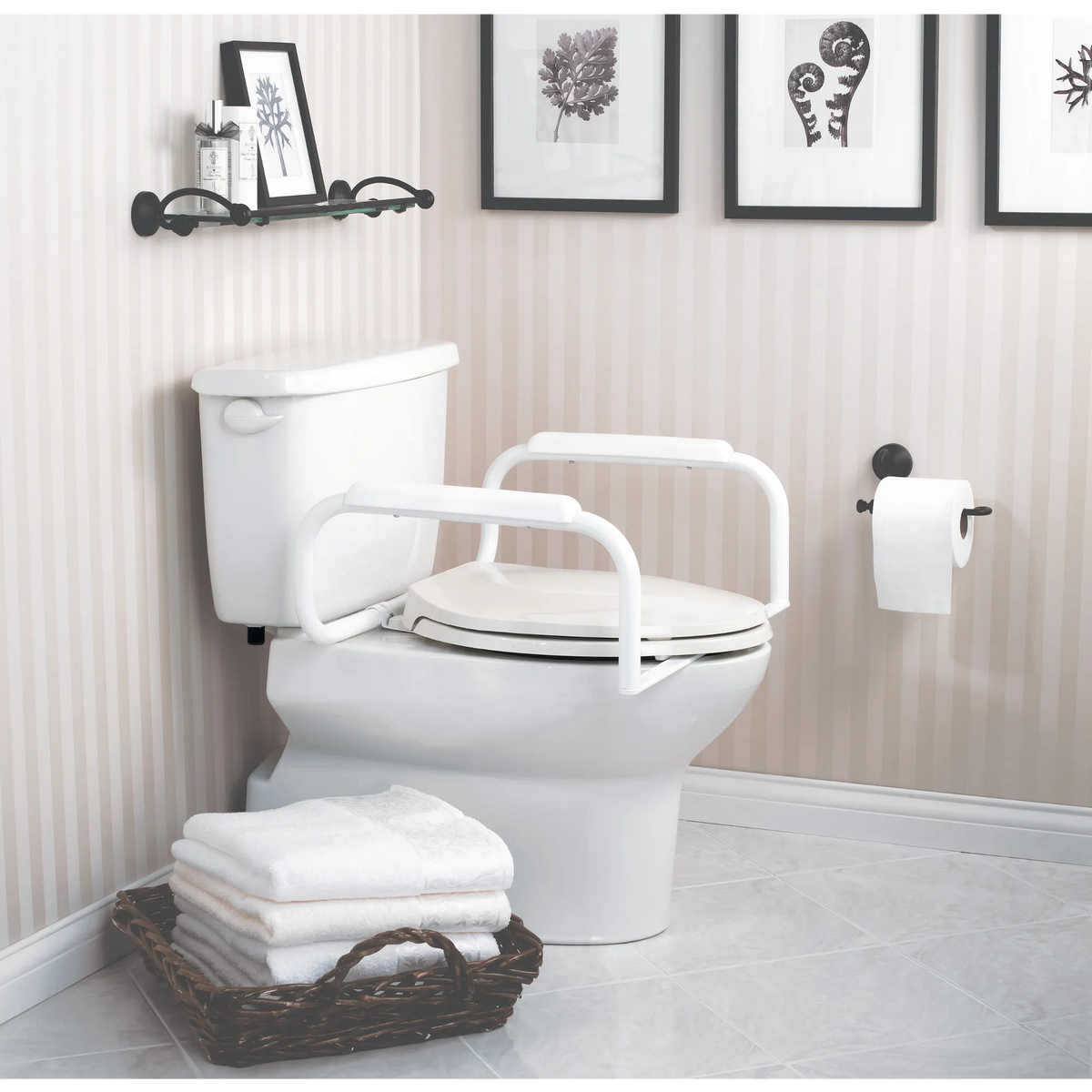 Moen Home Care Toilet Safety Bar DN7015 in White (DN7015) - view 5