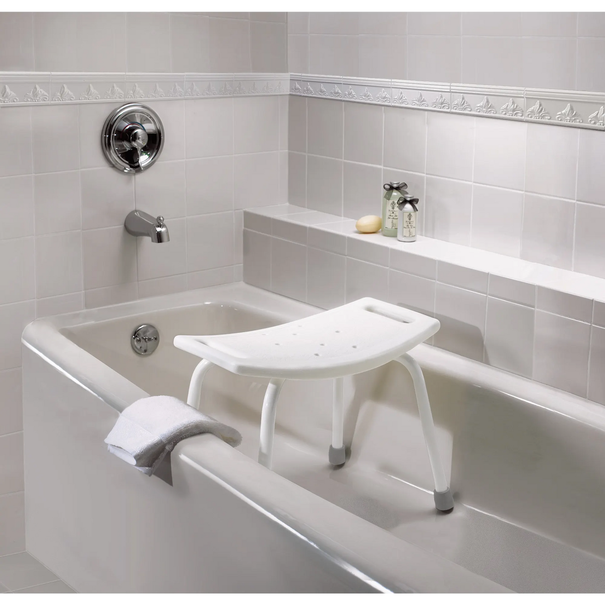 Moen Home Care Shower Seat DN7025 in Glacier (DN7025) - view 3