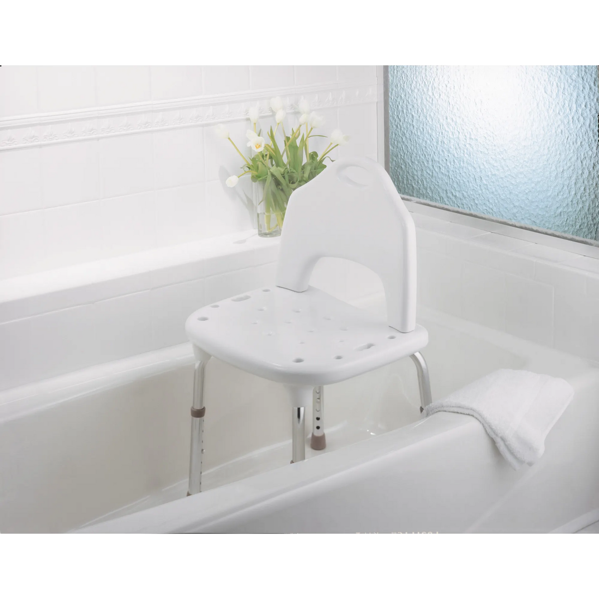 Moen Home Care Shower Chair DN7060 in Glacier (DN7060) - view 2
