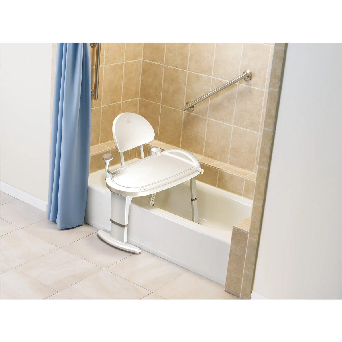 Moen Home Care Transfer Bench DN7105 in Glacier (DN7105) - view 4