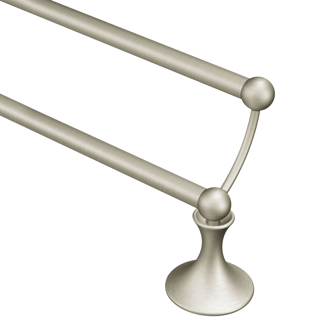 Moen Lounge 24" Double Towel Bar DN7722 in Brushed Nickel (DN7722BN)