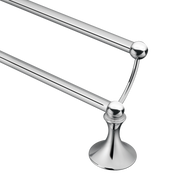 Moen Lounge 24" Double Towel Bar DN7722 in Chrome (DN7722CH)