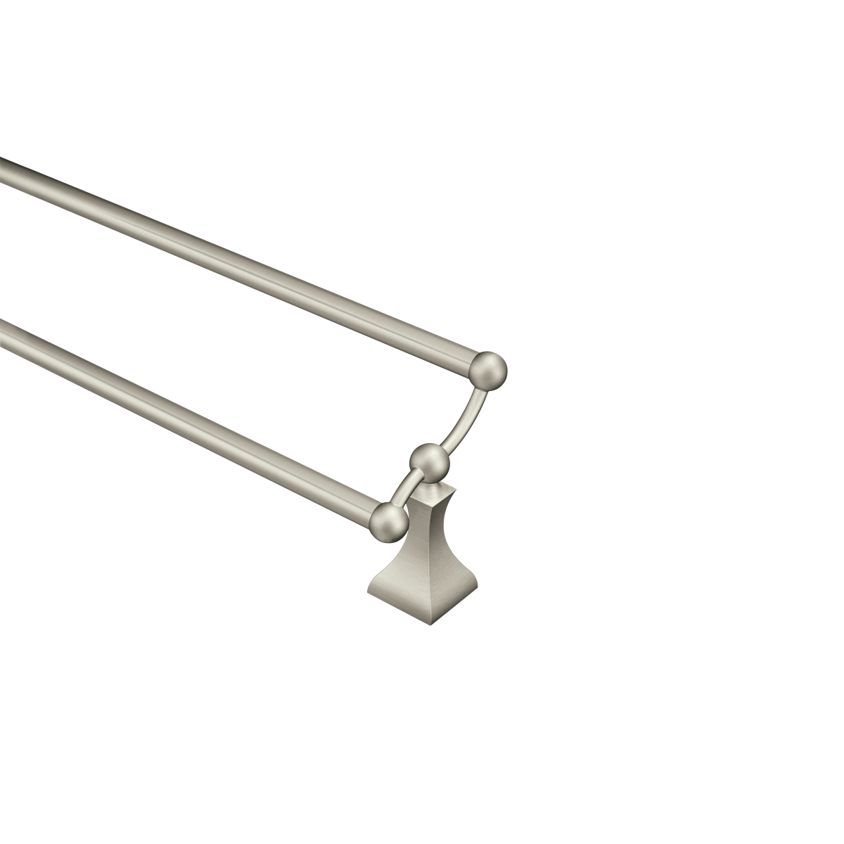 Moen Retreat 24" Double Towel Bar DN8322 in Brushed Nickel (DN8322BN)