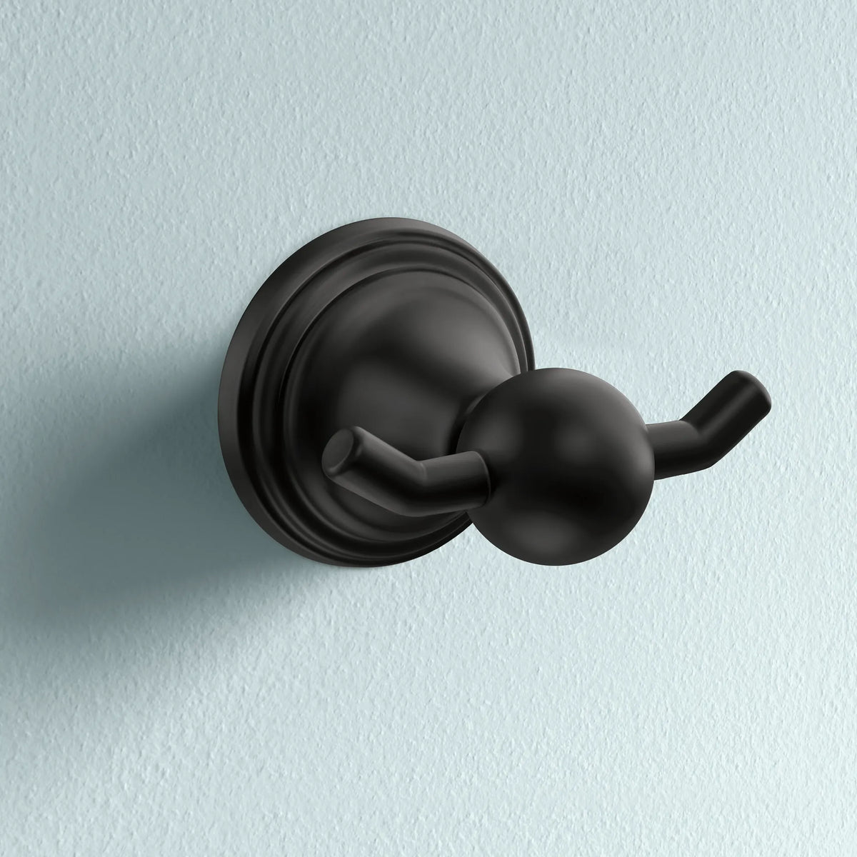 Moen Preston Double Robe Hook DN8403 in Matte Black (DN8403BL) - view 2