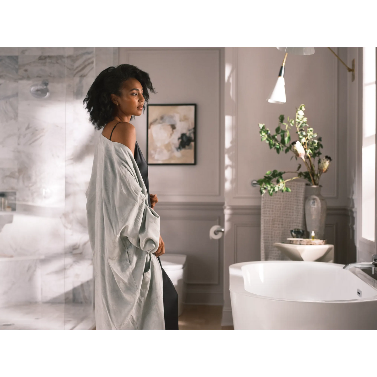 Moen Doux Single-Handle Non-Diverter Wall-Mount Tub Filler WTS981 in Chrome (WTS981) - view 11