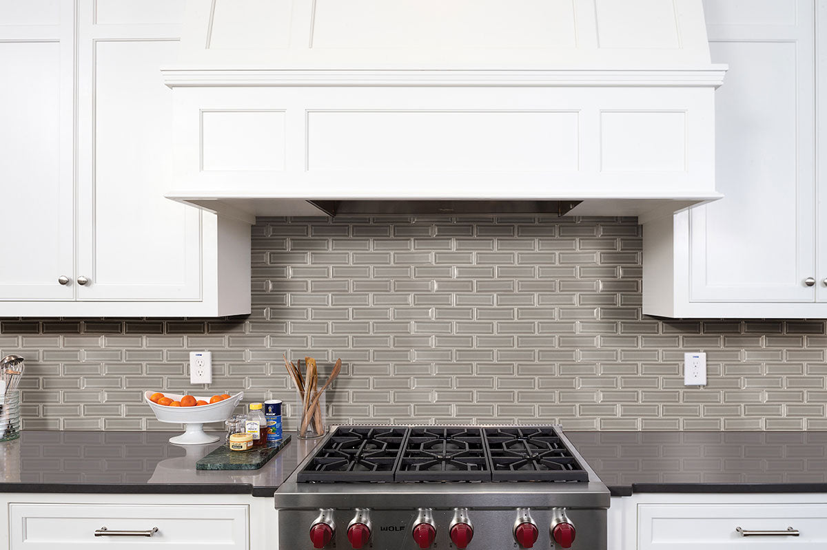 MSI Dove Gray 2 x 6 Glossy Ceramic mosaic (SMOT-PT-DG-2X6B) – MSI room scene