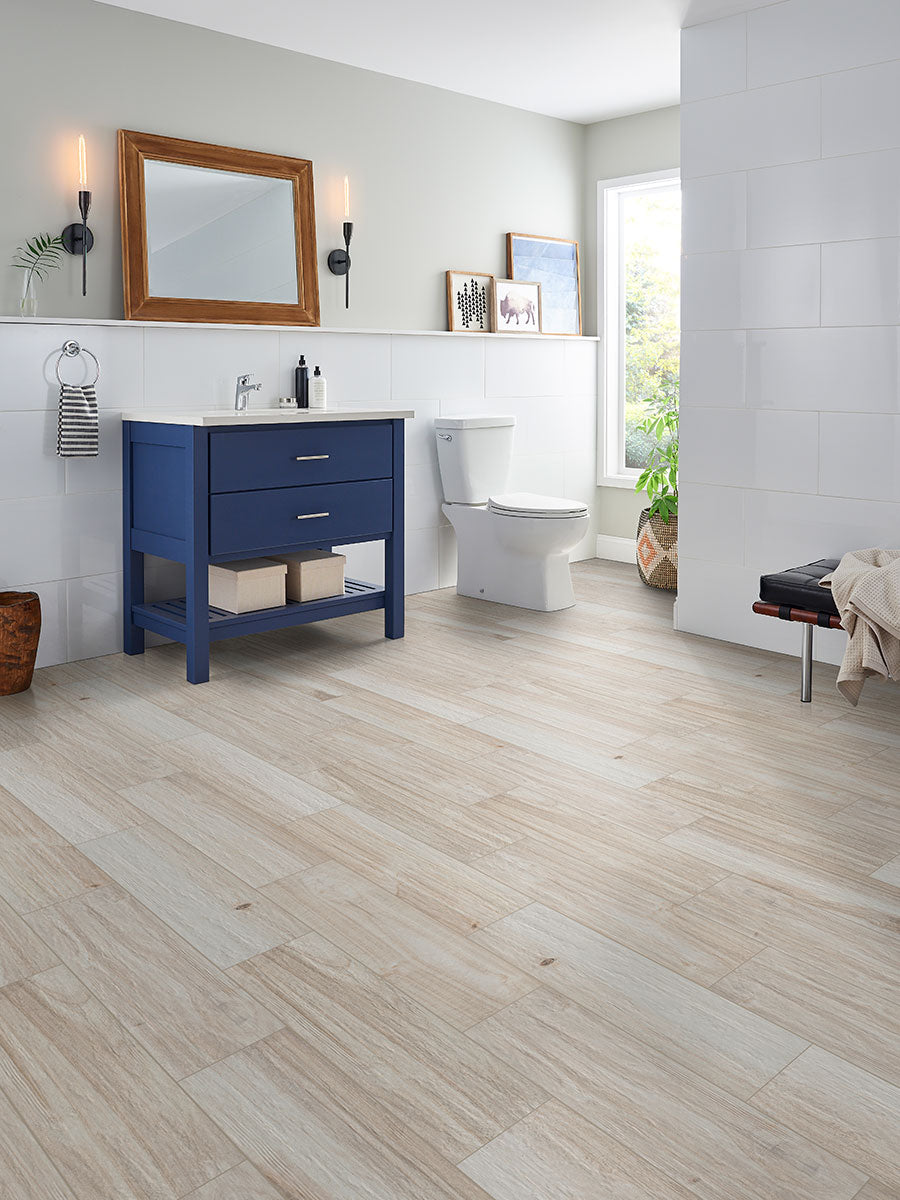 MSI Havenwood Dove 8 x 36 Matte Porcelain tile (NHAVDOV8X36) – MSI room scene