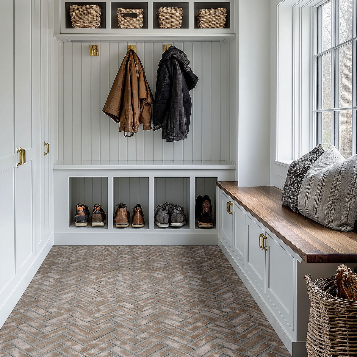 MSI Doverton Gray 2.25 x 7.5 Natural Clay tile (SMOT-CLATIL-DOVGRA2.25X7.5) – MSI room scene