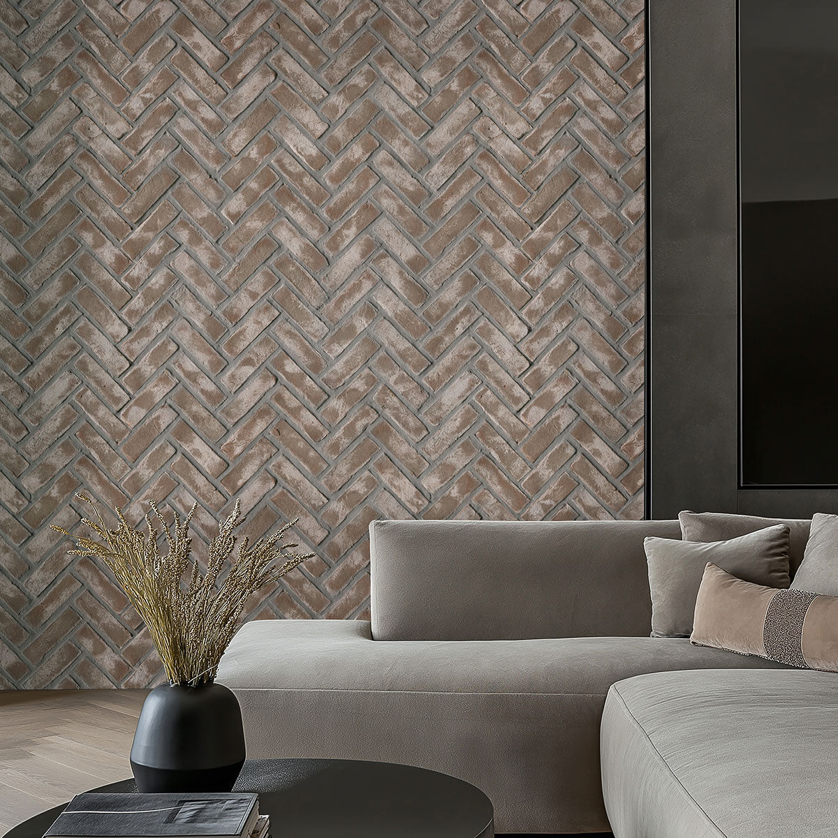 MSI Doverton Gray 2.25 x 7.5 Natural Clay tile (SMOT-CLATIL-DOVGRA2.25X7.5) – MSI room scene