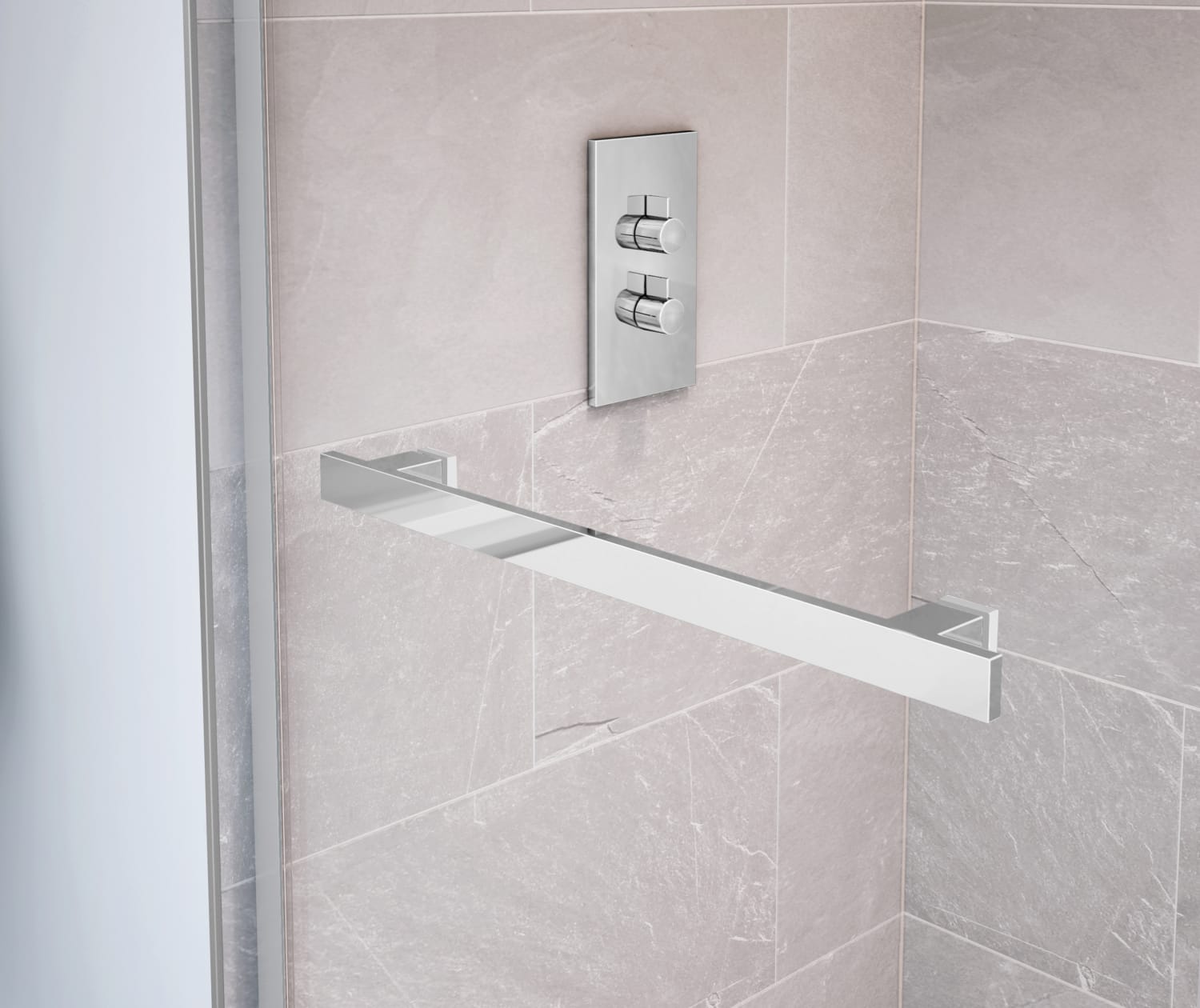 Duel 56-59 x 55 ½ x 59 in. 8 mm Bypass Tub Door for Alcove Installation with Clear glass in Chrome & Matte White - Plumbing Market