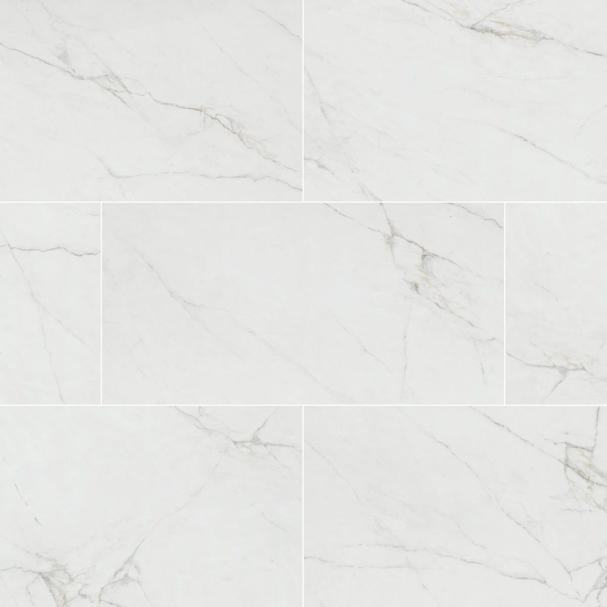 MSI Dymo Calacatta White 12 x 24 Glossy Ceramic tile (NDYMCALWHI1224G-N) – MSI product image