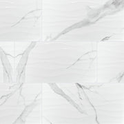 MSI Dymo Statuary Wavy White 12 x 24 Glossy Ceramic tile (NDYMSTAWAVWHI1224G-N) – MSI product image