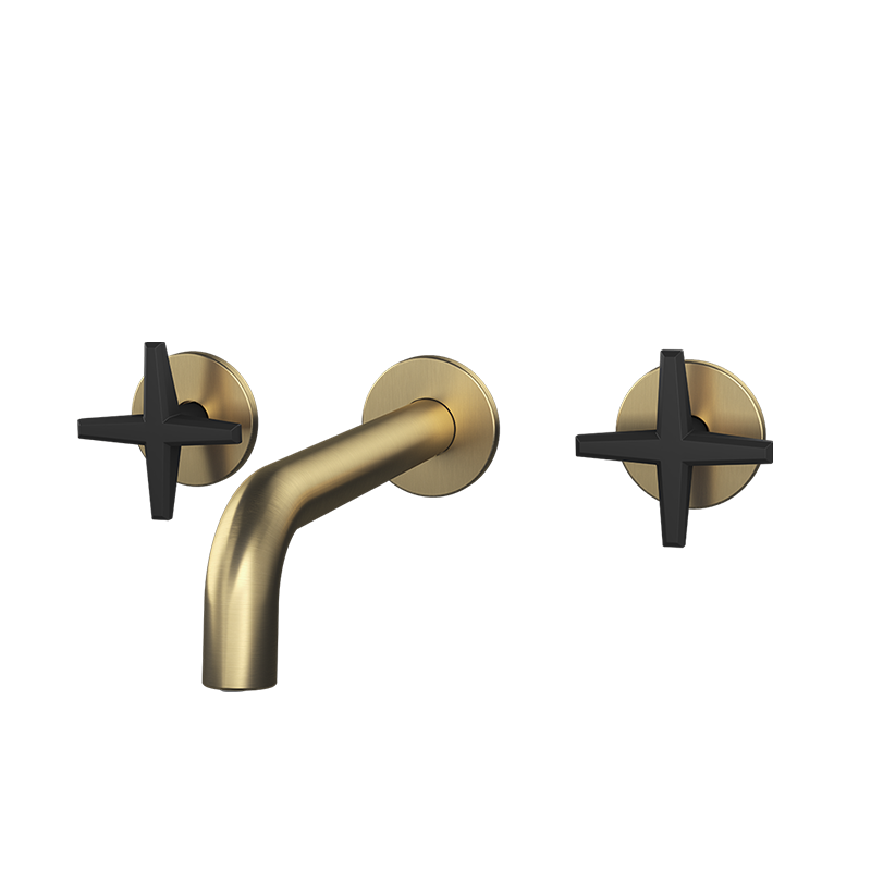 Rubi Lexa Wall-Mounted Bathroom Faucet Without Drain RLX17WD