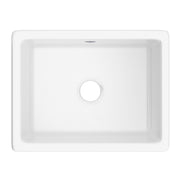 Shaws Shaker 23" Single Bowl Undermount Or Drop-in Fireclay Kitchen Sink UM2318 - White