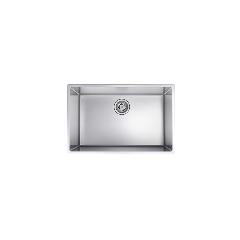 Rubi Riesling Single Undermount Sink 27" x 17-1/2" x 9" Stainless Steel RRI686S