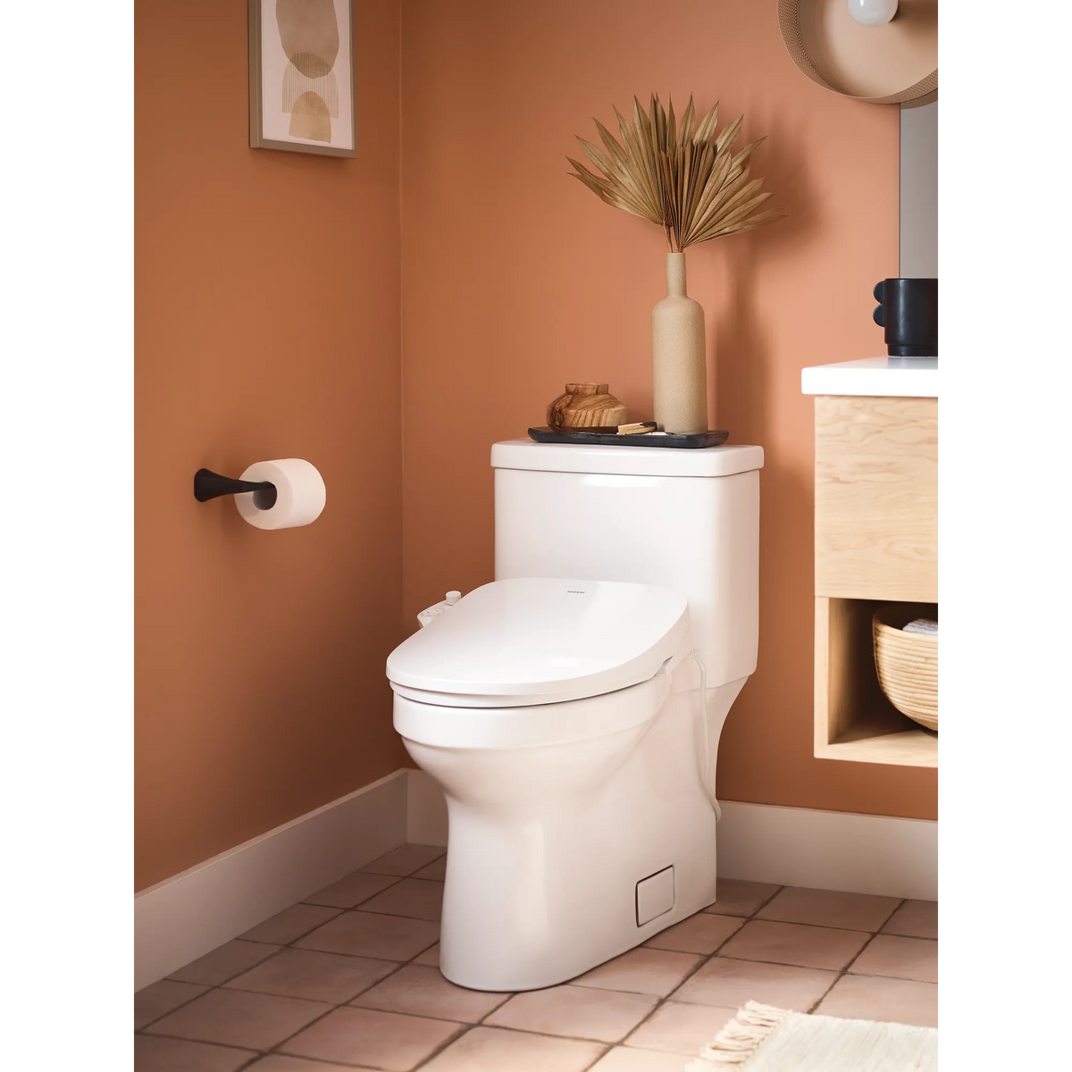 Moen 3-Series Electronic Bidet Seat EB1000 in White (EB1000) - view 5