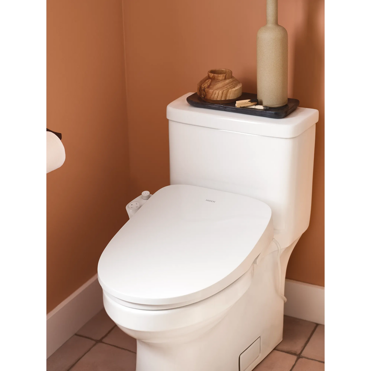 Moen 3-Series Electronic Bidet Seat EB1000 in White (EB1000) - view 9