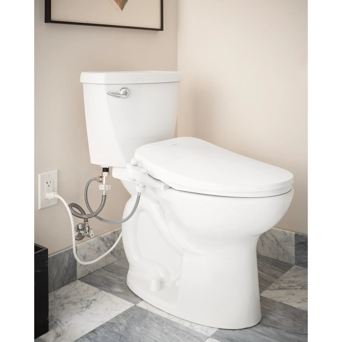 Moen 3-Series Electronic Bidet Seat EB1000 in White (EB1000) - view 14