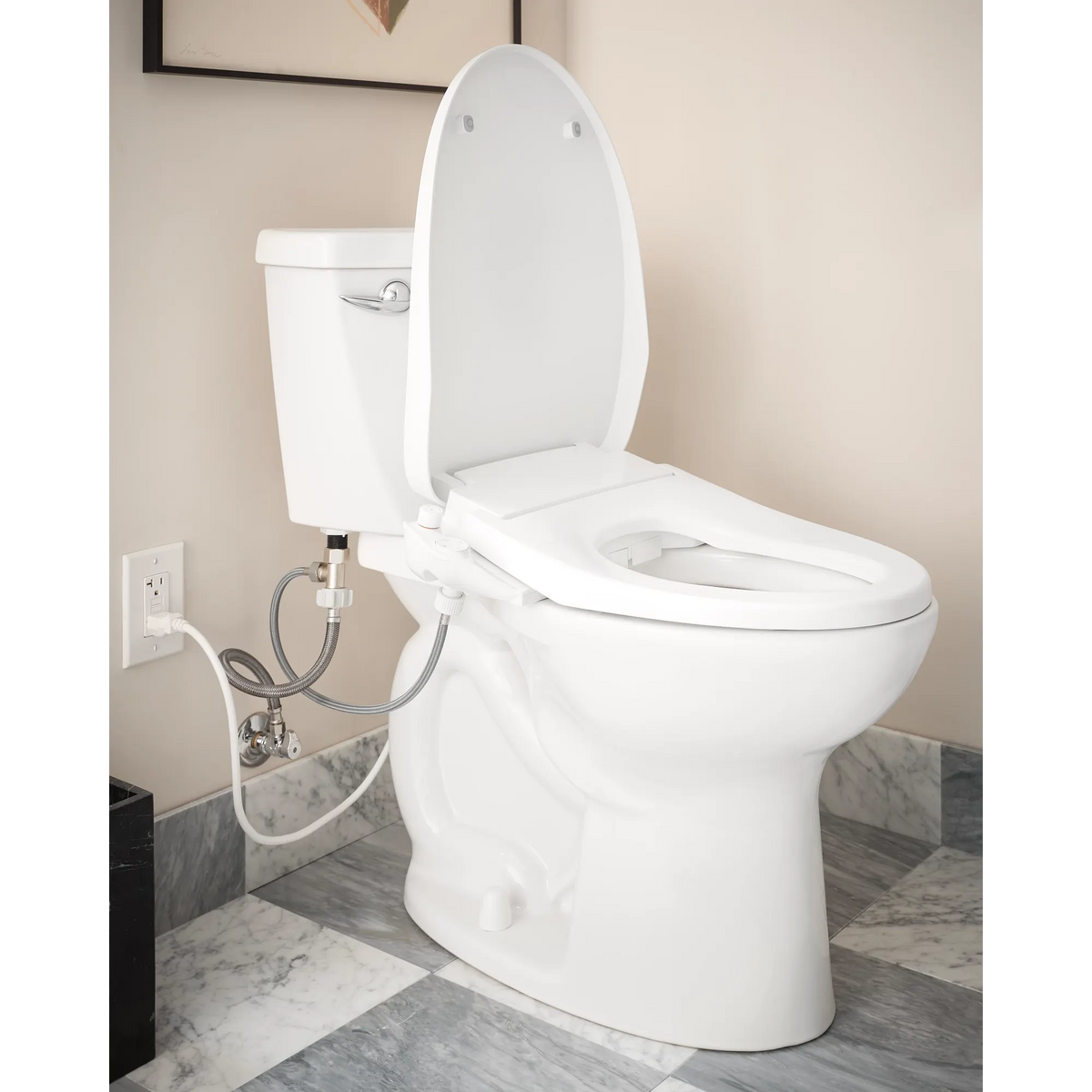 Moen 3-Series Electronic Bidet Seat EB1000 in White (EB1000) - view 4