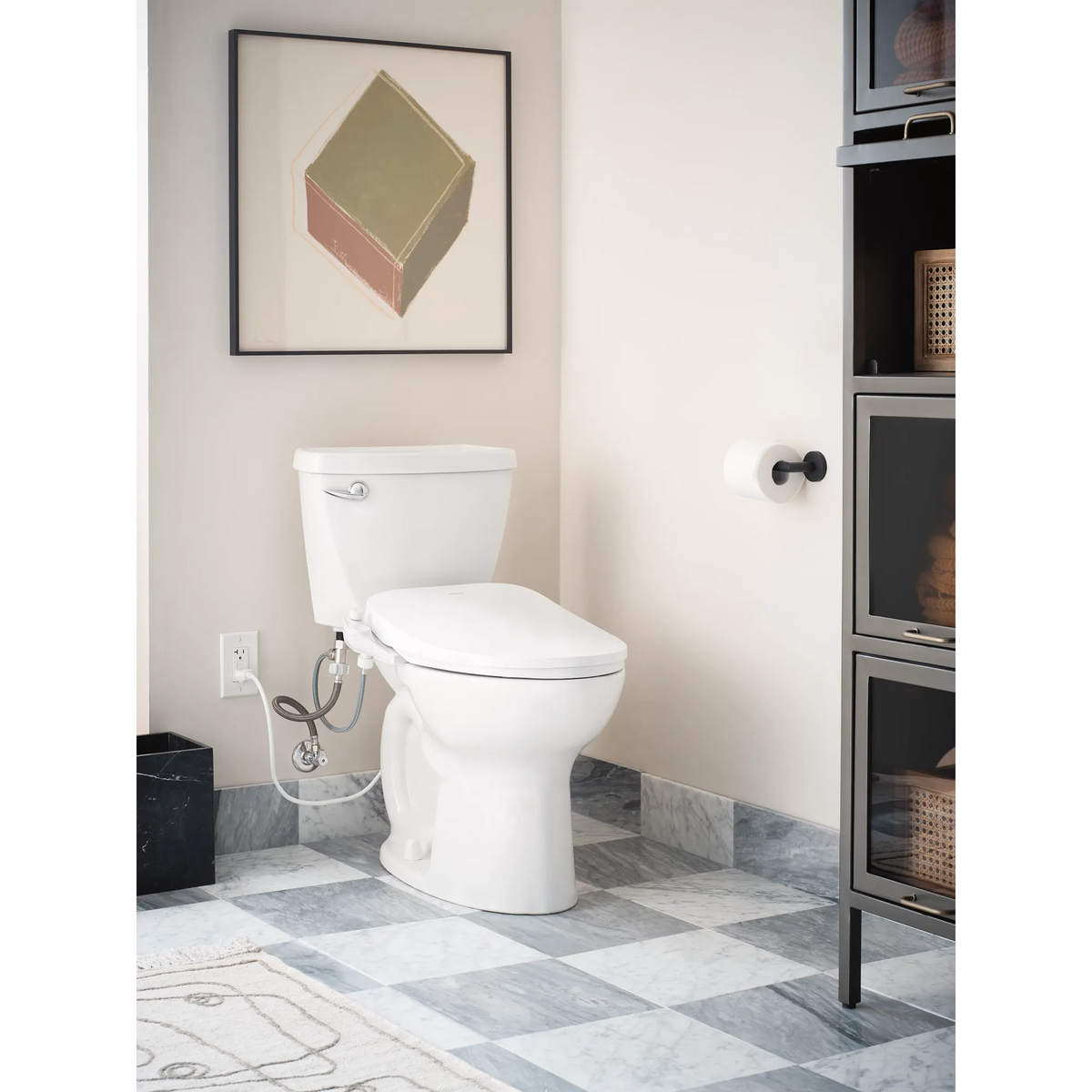 Moen 3-Series Electronic Bidet Seat EB1000 in White (EB1000) - view 6