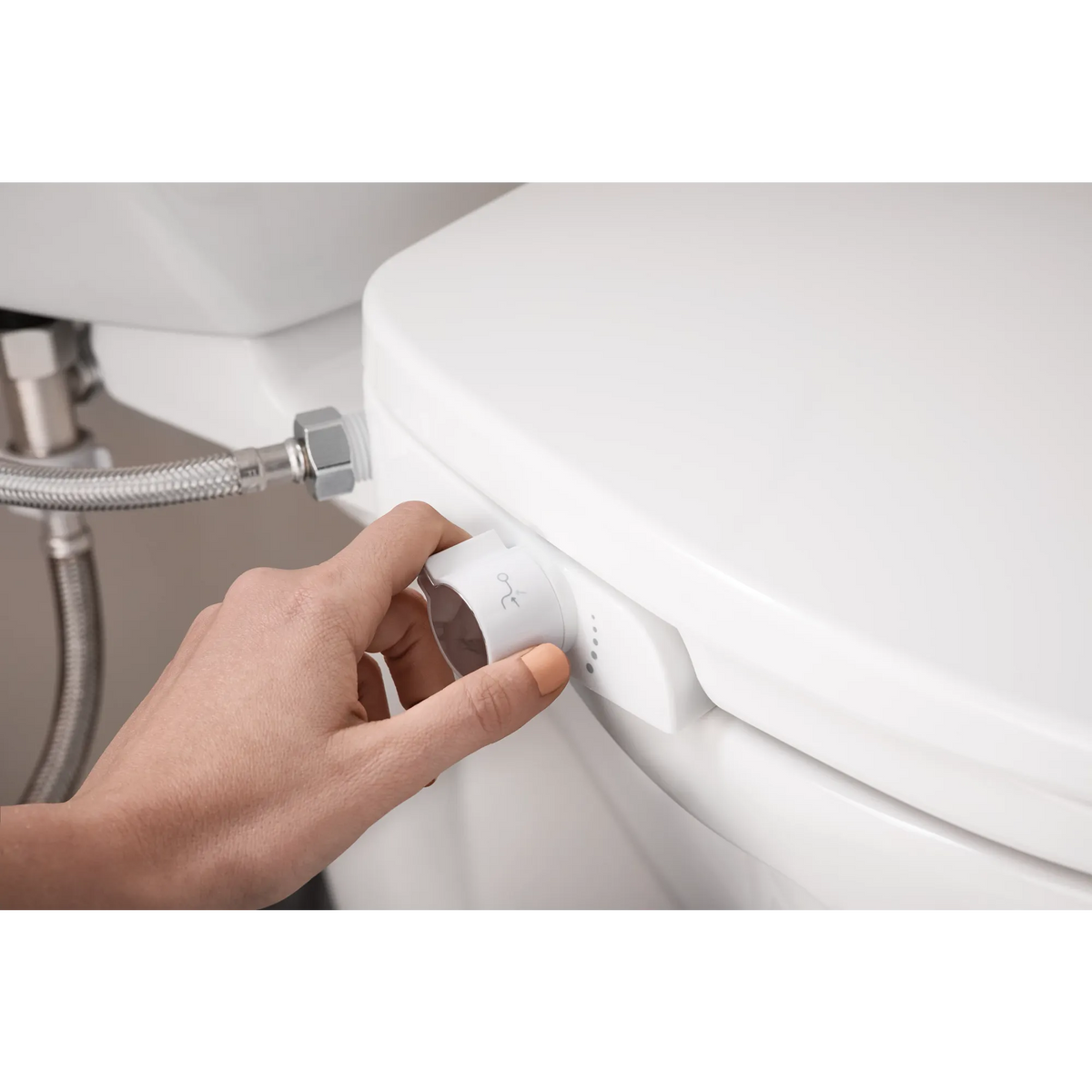 Moen 2-Series Non-Electronic Bidet Seat EB500-R in White (EB500-R) - view 6