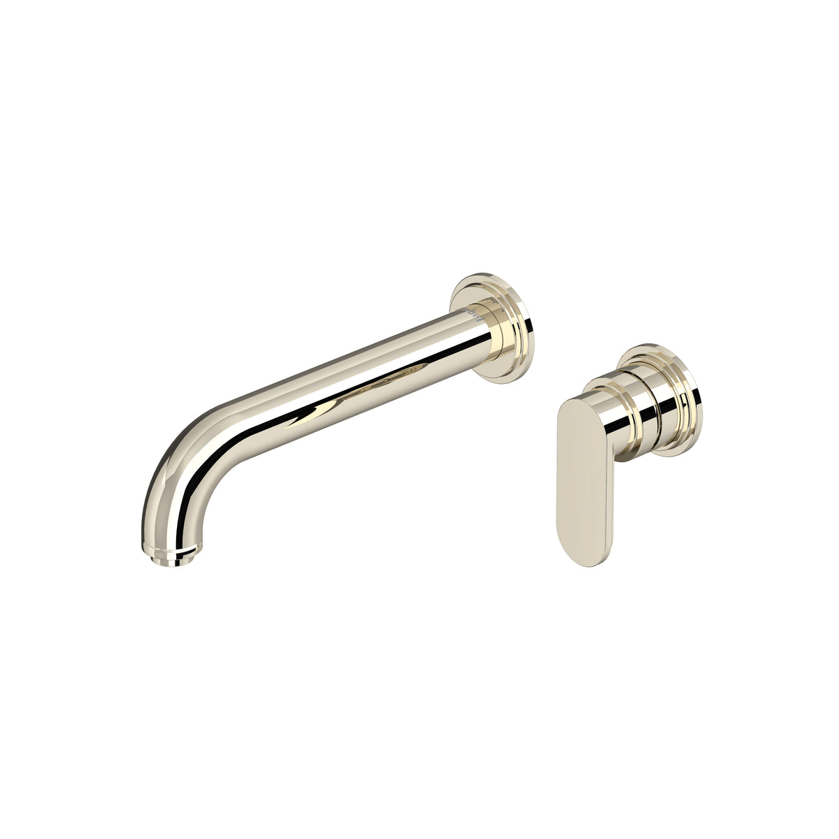 Riobel Arca Wall-Mount Bathroom Faucet Trim 360° Spout - Polished Nickel (TAA360PN)
