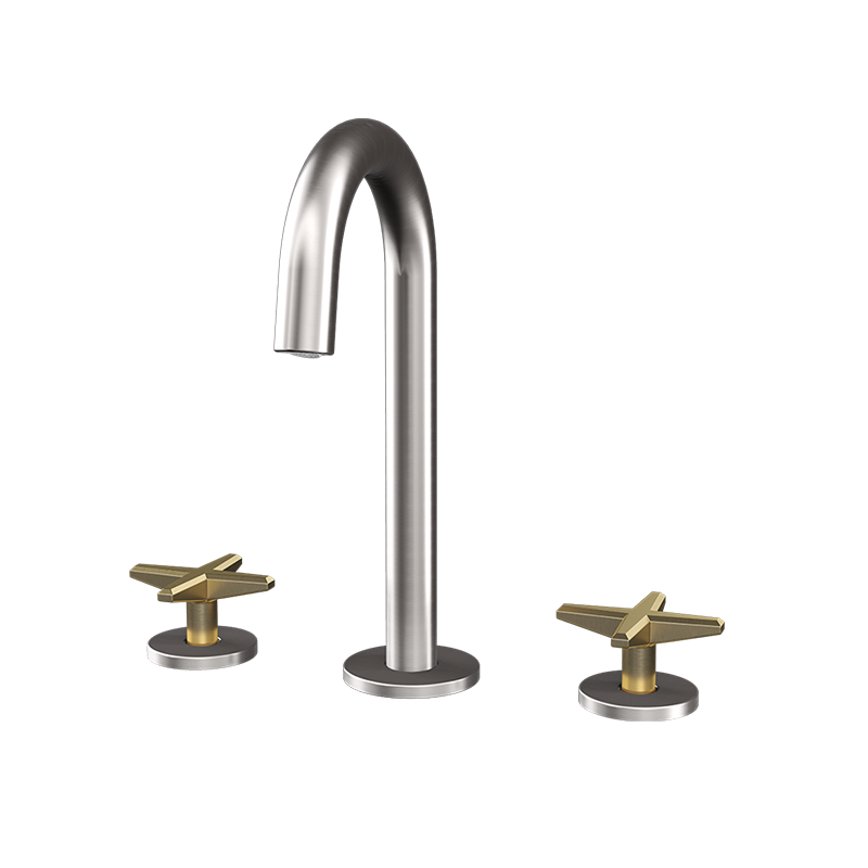 Rubi Lexa 8" Widespread Bathroom Faucet Without Drain RLX18WD
