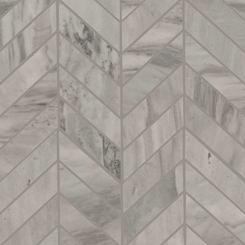 MSI Eden Bardiglio Chevron 12 x 15 Matte Porcelain mosaic (NEDEBARCHE12X15) – MSI product image