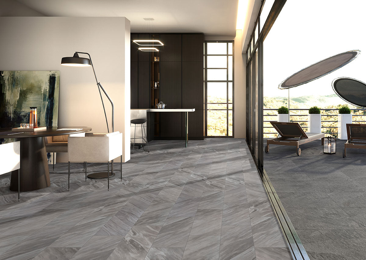 MSI Eden Bardiglio 32 x 32 Polished Porcelain tile (NEDEBAR3232P) – MSI room scene