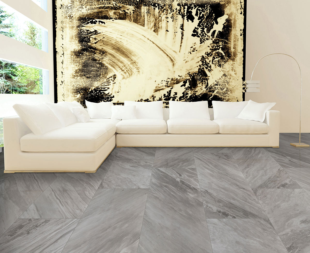 MSI Eden Bardiglio 32 x 32 Polished Porcelain tile (NEDEBAR3232P) – MSI room scene