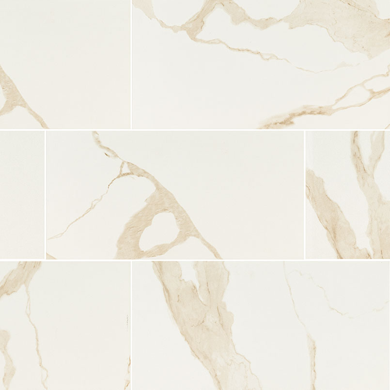 MSI Eden Calacatta 12 x 24 Matte Porcelain tile (NEDECAL1224) – MSI product image