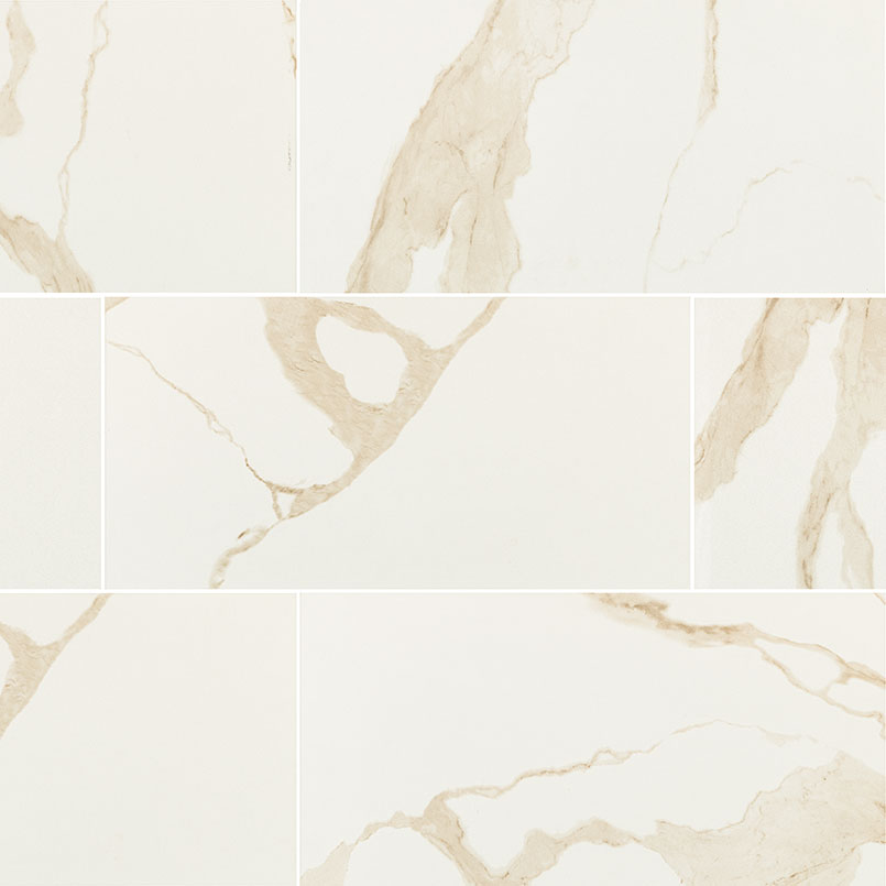 MSI Eden Calacatta 24 x 48 Matte Porcelain tile (NEDECAL2448) – MSI product image