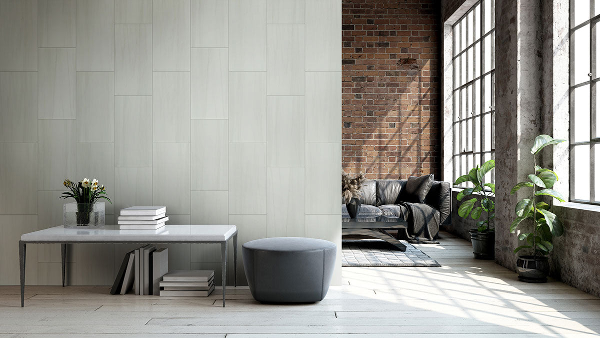 MSI Eden Dolomite 24 x 48 Matte Porcelain tile (NEDEDOL2448) – MSI room scene