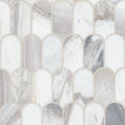 MSI Edessa Scallop Polished Marble mosaic (SMOT-EDE-SCAP8MM) – MSI product image
