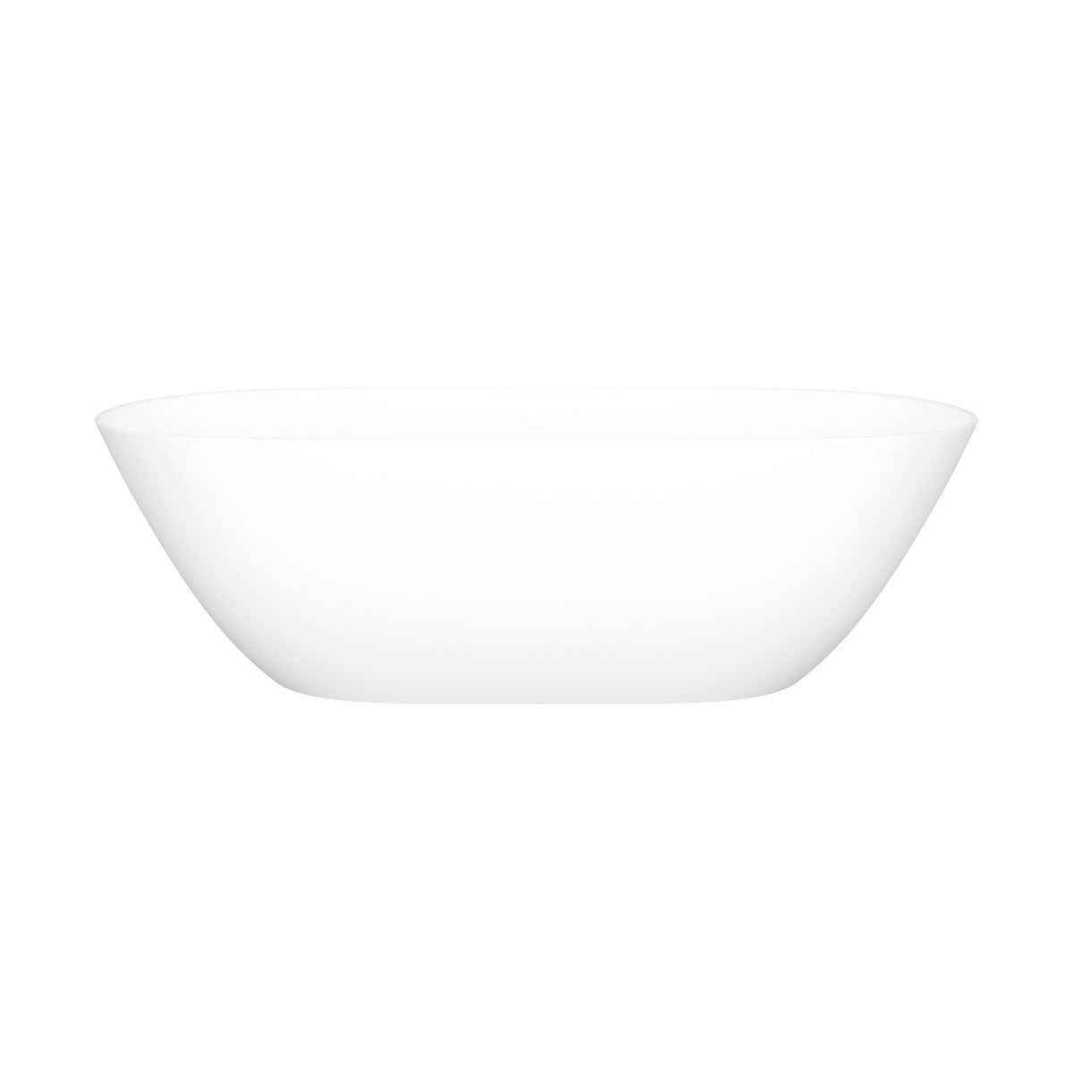 Victoria + Albert Lussari 70" x 30" Freestanding Soaking Bathtub LU3 - Standard Matte White / 70 x 30 / With Overflow
