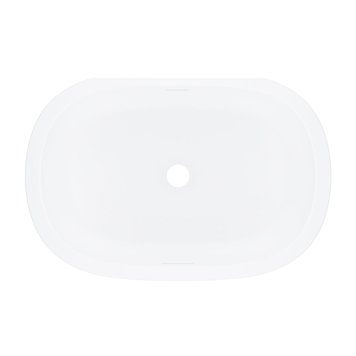 Victoria + Albert Barcelona 22" x 15" Undermount Oval Lavatory Sink UB-BAR-56 - Standard Matte White