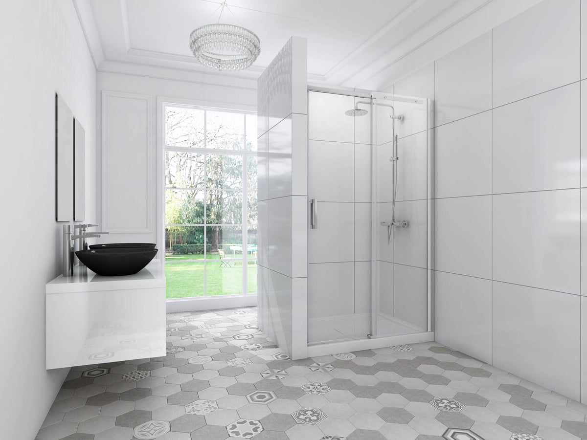 Oceania EKO Sliding Shower Door 48" (1 side)