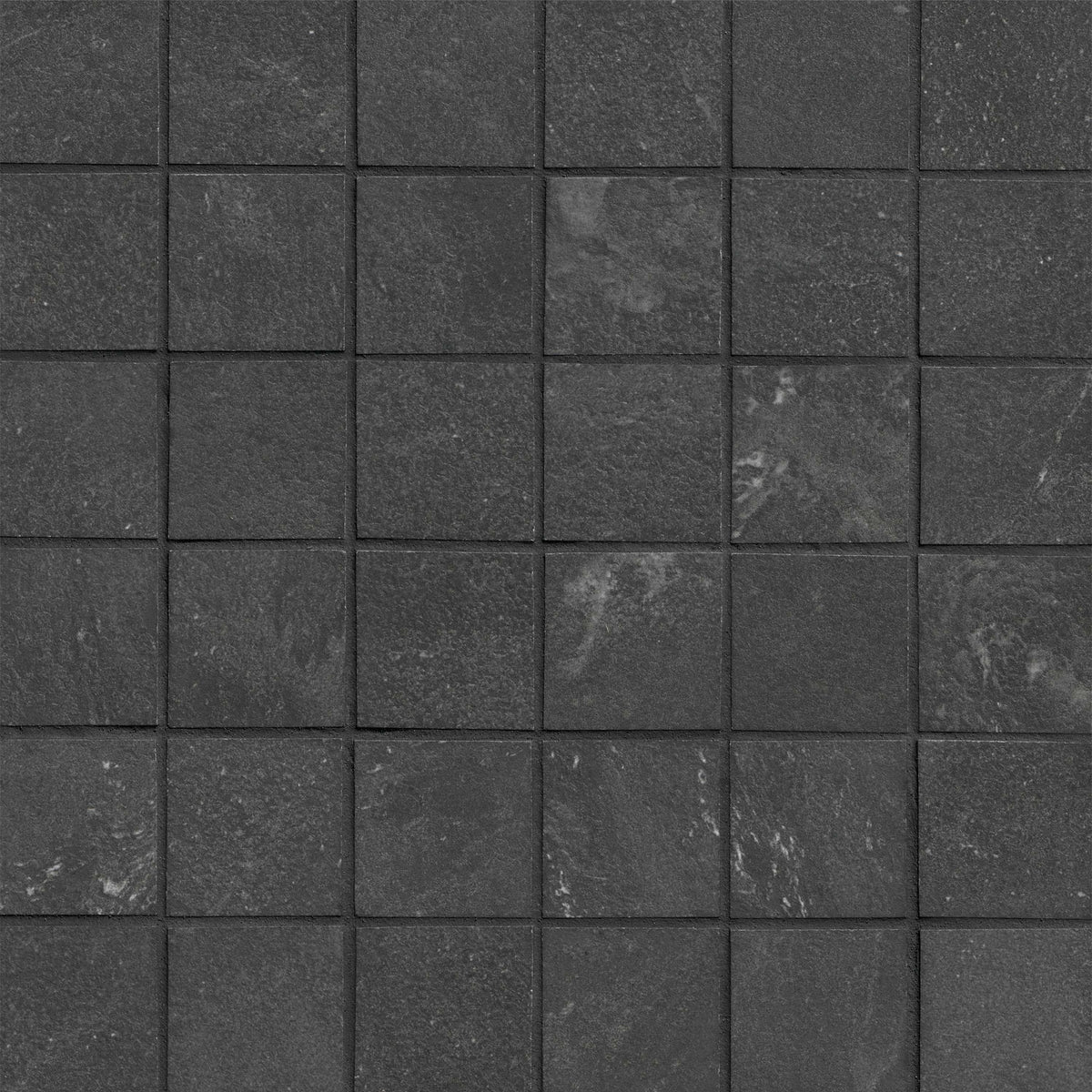 MSI Elbe Obsidian 2 x 2 Lappato Porcelain mosaic (NELBOBS2X2L-3D) – MSI product image