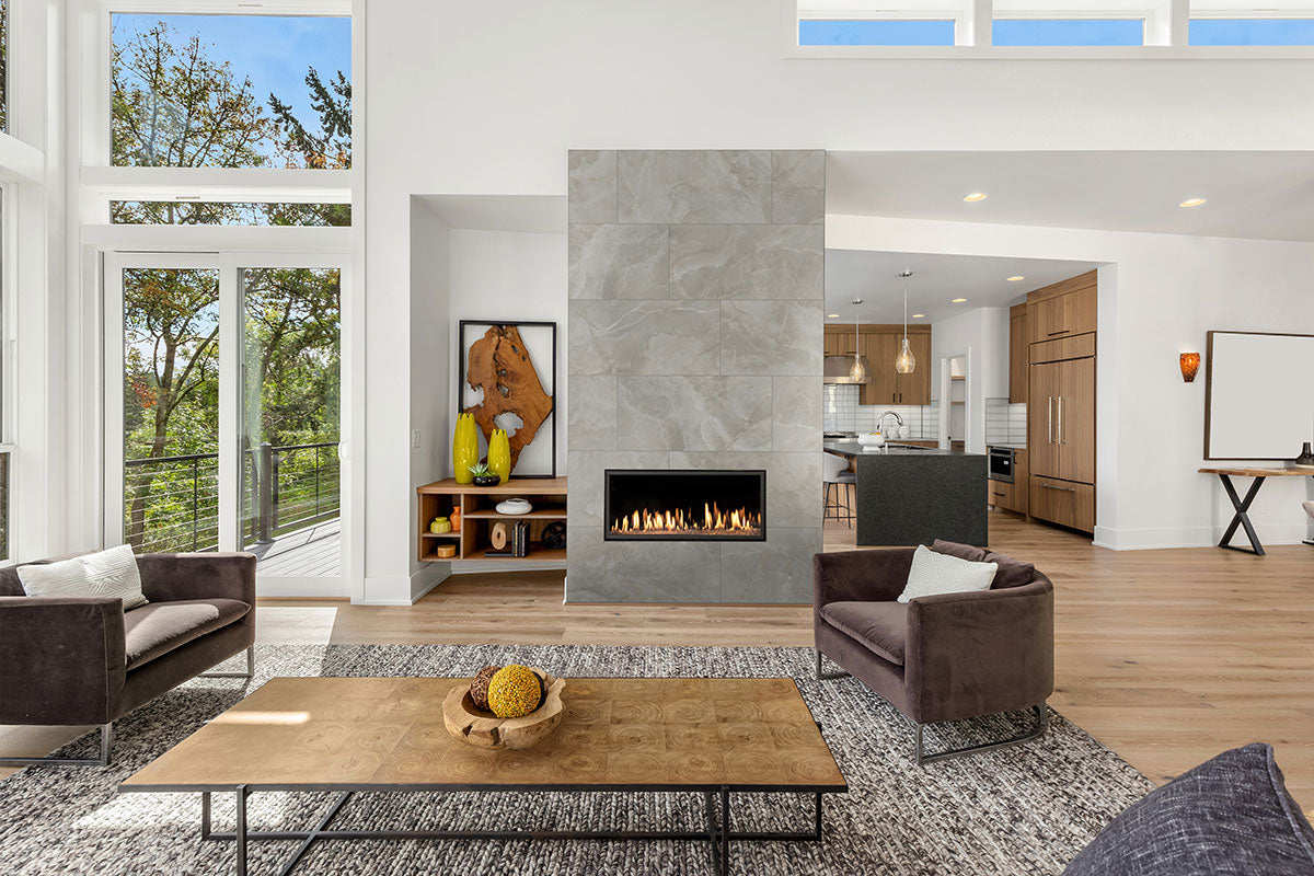 MSI Exotika Alura 24 x 48 Polished Porcelain tile (NALU2448P) – MSI room scene (living room)