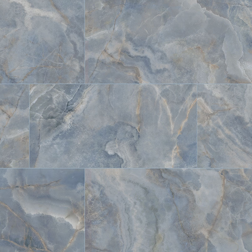 MSI Exotika Oceano 24 x 48 Polished Porcelain tile (NOCE2448P) – MSI product image